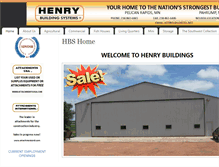 Tablet Screenshot of henrybuilding.com